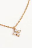 By Charlotte Crystal Bloom Necklace - Gold