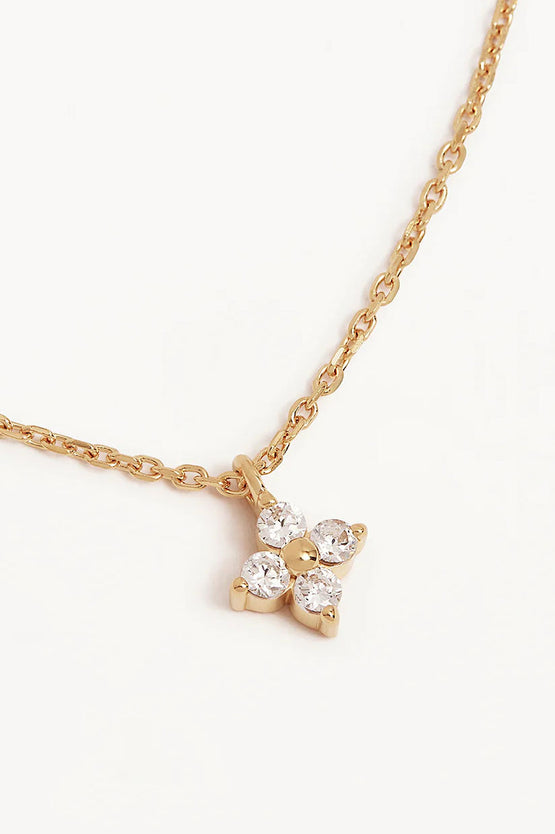 By Charlotte Crystal Bloom Necklace - Gold