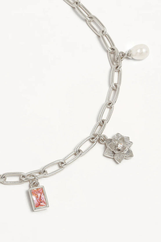 By Charlotte Bloom With Grace Bracelet - Silver