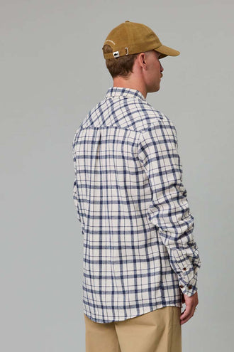 Just Another Fisherman Boatyard Shirt - Blue Check