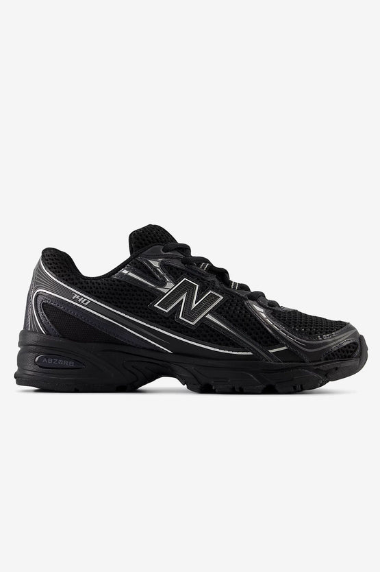 New Balance U740BM2 - Black with Silver Metallic