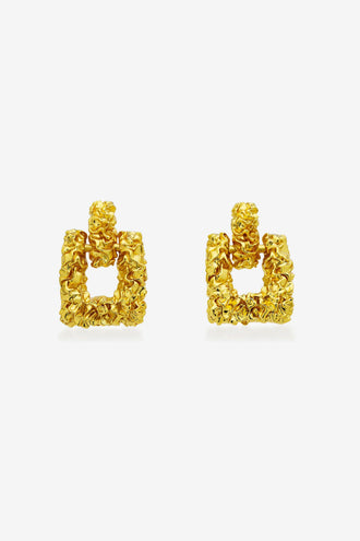 Amber Sceats Boa Earrings - Gold