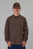 Just Another Fisherman Boatyard Shirt - Earth Check
