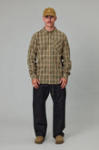 Just Another Fisherman Boatyard Shirt - Tan Check