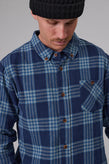 Just Another Fisherman Boatyard Shirt - Blue Check