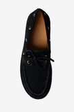 La Tribe Marlo Boat Shoe - Black Suede