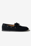 La Tribe Marlo Boat Shoe - Black Suede