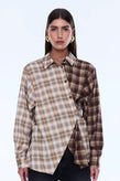 Ena Pelly Bobbi Check Shirt - Brown