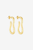 Porter Jewellery Bones Hoops - Gold