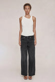 Marle Border Jean - Faded Black