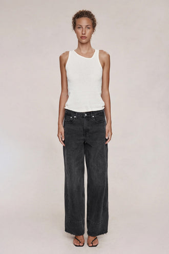 Marle Border Jean - Faded Black