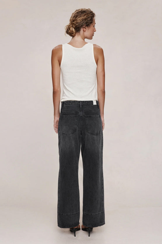 Marle Border Jean - Faded Black