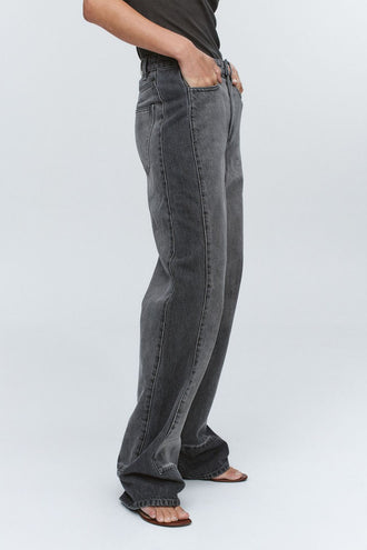 Marle Border Jean - Stone
