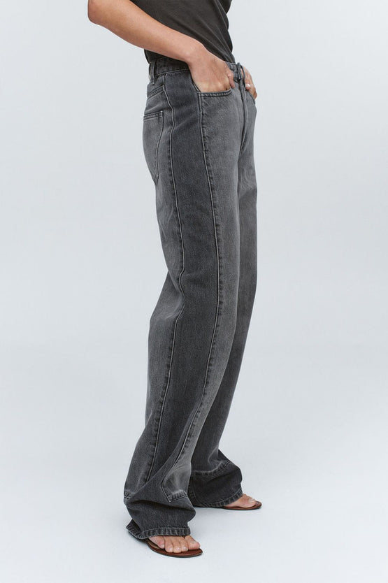 Marle Border Jean - Stone