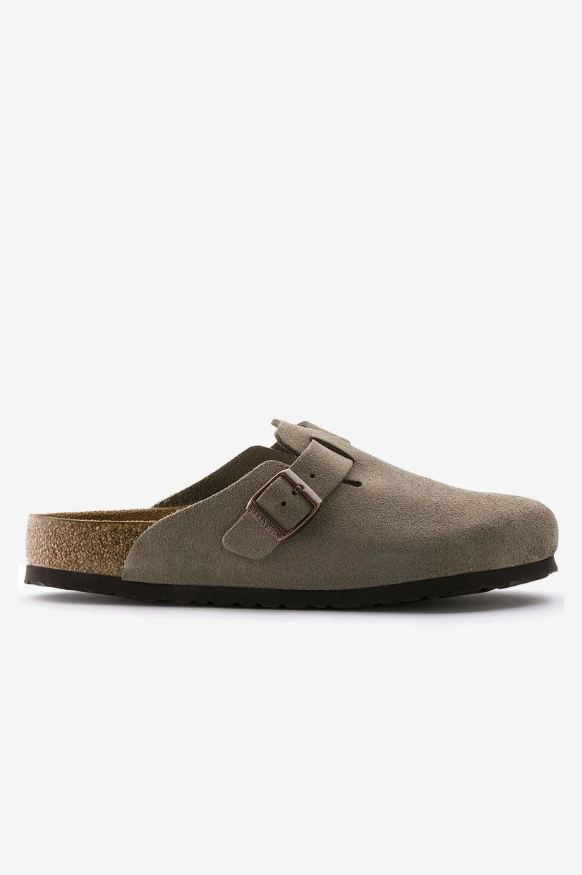 Birkenstock Boston SFB Suede - Taupe