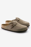 Birkenstock Boston SFB Suede - Taupe