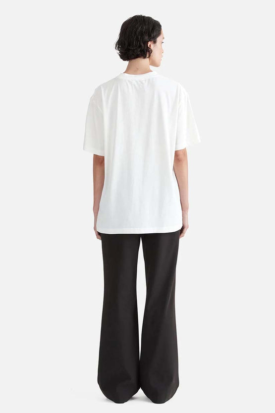 Ena Pelly Bouquet Oversized Tee - White