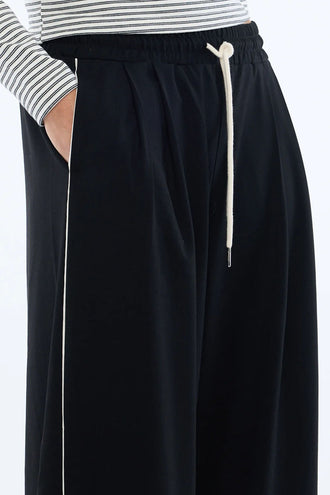 Ena Pelly Bowie Wide Leg Pant - Black