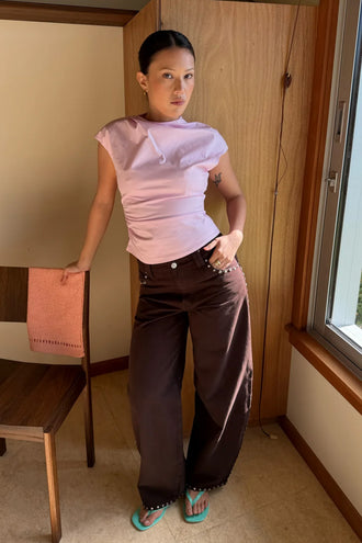 Ruby Bowie Top - Pink