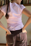 Ruby Bowie Top - Pink
