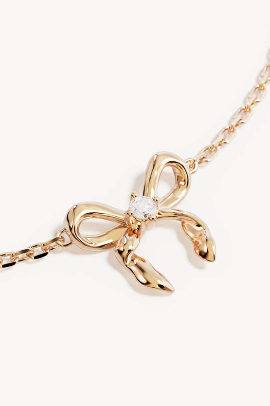 By Charlotte Forever More Bow Bracelet - Gold