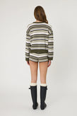 Remain Bowie Cardigan - Olive Stripe