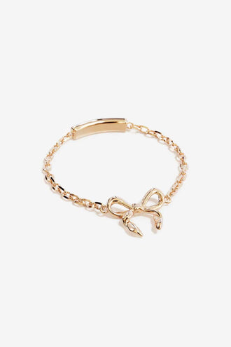 By Charlotte Forever More Bow Ring - Gold