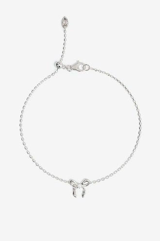By Charlotte Forever More Bow Bracelet - Silver