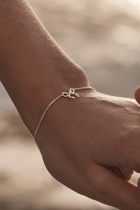 By Charlotte Forever More Bow Bracelet - Silver