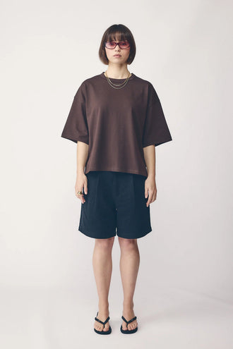 Commoners Heavy Boxy Tee - Cocoa