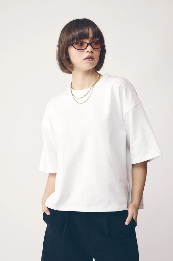 Commoners Heavy Boxy Tee - White