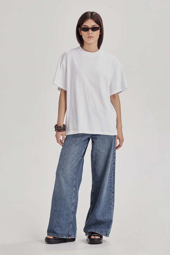 Commoners Womens Boy Tee - White