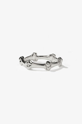 Meadowlark Bone Ring - Silver