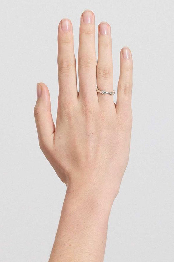 Meadowlark Bone Ring - Silver