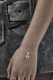 Stolen Girlfriends Club Celestial Heart Bracelet - Silver