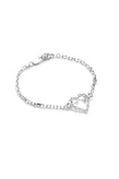 Stolen Girlfriends Club Chain Heart Bracelet - Silver