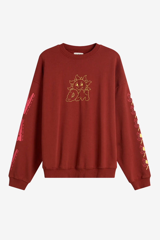 Damson Madder Sundried Sweatshirt - Brick