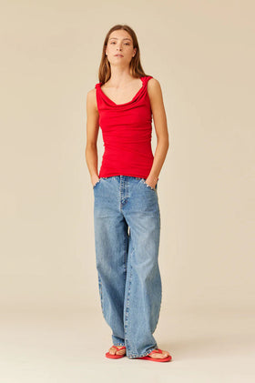 Ruby Brit Tank - Cherry
