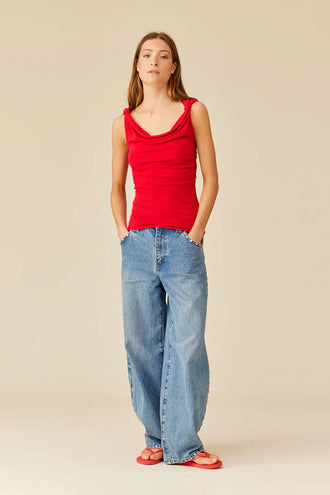 Ruby Brit Tank - Cherry