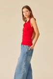 Ruby Brit Tank - Cherry
