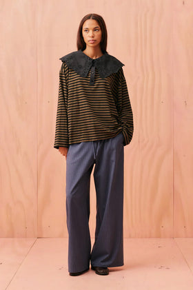 Ruby Brody Polo - Khaki Black