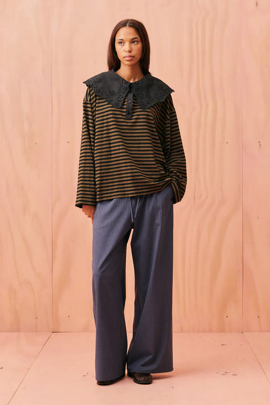 Ruby Brody Polo - Khaki Black