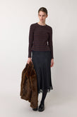 Sylvester Stripey Top - Brown