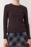 Sylvester Stripey Top - Brown