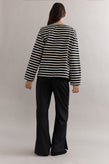 Caitlin Crisp Marina Boat Neck - Black