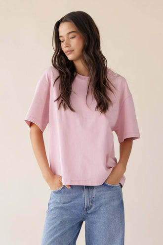 Dear Dylan Oversized Tee - Bubblegum