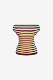 Ruby Emma Knit Top - Burgundy Butter Blue