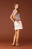 Ruby Emma Knit Top - Burgundy Butter Blue
