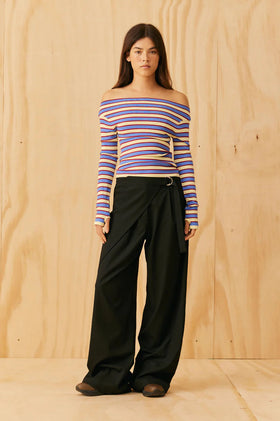 Ruby Emma Knit LS - Butter Merlot