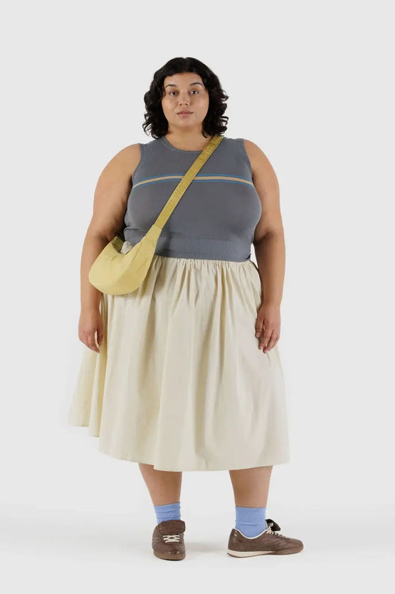 Baggu Small Nylon Crescent Bag - Butter
